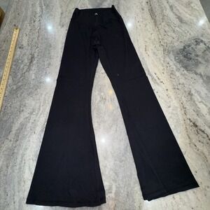 Sunzel Medium Flare Legging Yoga Pants Black Lightweight High Waist Crossover